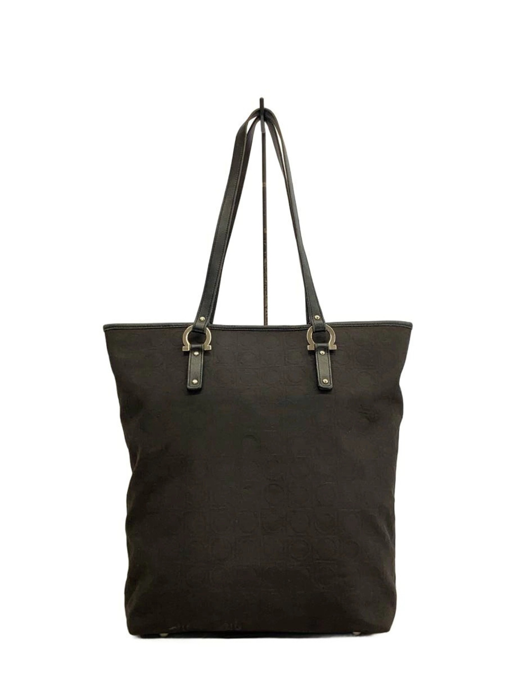 Salvatore Ferragamo Handbag Canvas Black
